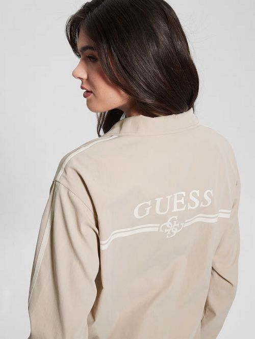 Guess Arleth Full-Zip Jacket Bej | GUESS-SN28366