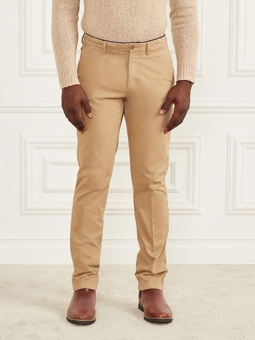 Guess Armando Piping Chino Pant Bej | GUESS-SN31415