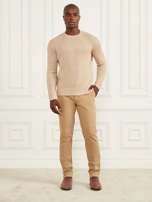 Guess Armando Piping Chino Pant Bej | GUESS-SN31415