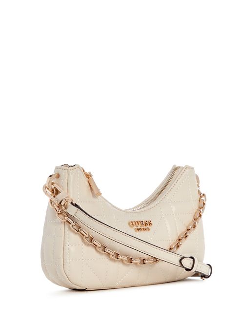 Guess Assia Quilted Mini Crossbody Albi | GUESS-SN28982