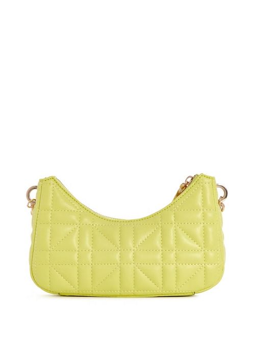 Guess Assia Quilted Mini Crossbody Galbeni | GUESS-SN28956