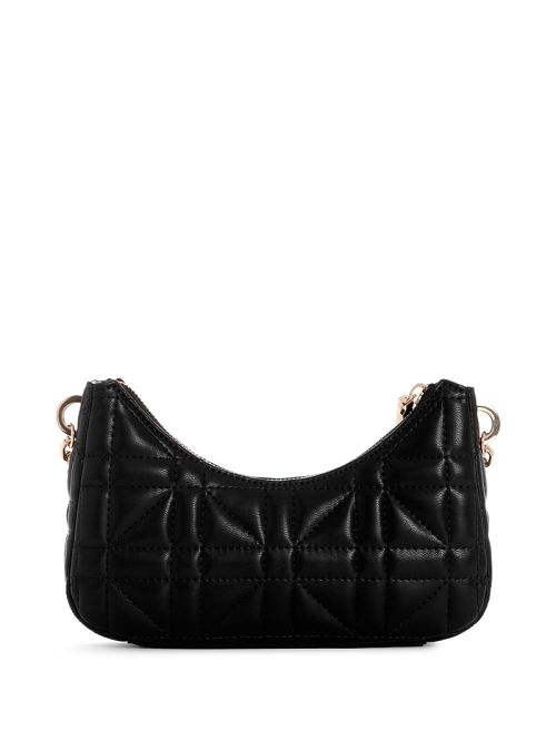 Guess Assia Quilted Mini Crossbody Negrii | GUESS-SN28996