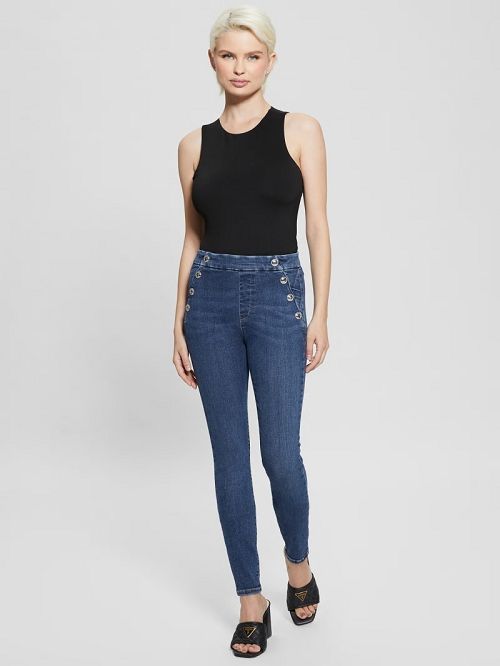 Guess Aubree Skinny Jeans Albastri | GUESS-SN26526