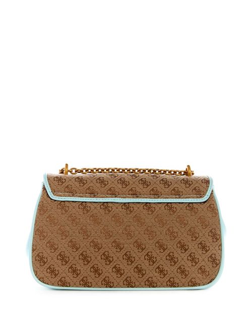 Guess Aviana Convertible Crossbody Albastri | GUESS-SN28742
