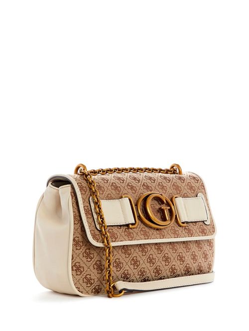 Guess Aviana Convertible Crossbody Albi | GUESS-SN28745