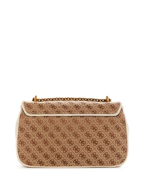 Guess Aviana Convertible Crossbody Albi | GUESS-SN28745