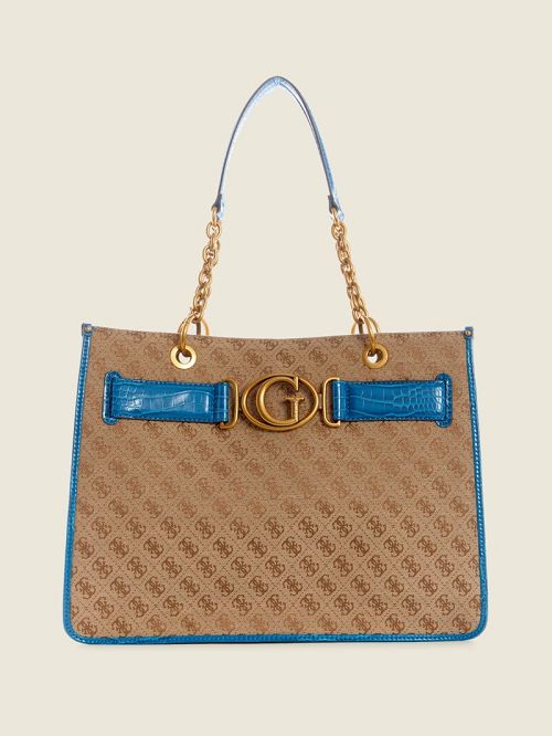 Guess Aviana Tote Albastri | GUESS-SN29361