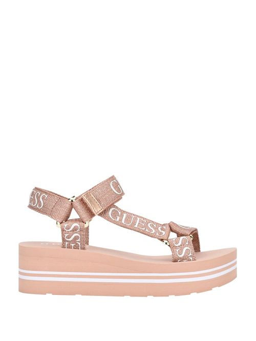 Guess Avin Platform Sport Sandals Roz | GUESS-SN29602