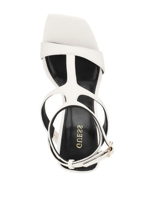 Guess Bacio T-Strap Wedge Heels Albi | GUESS-SN29694