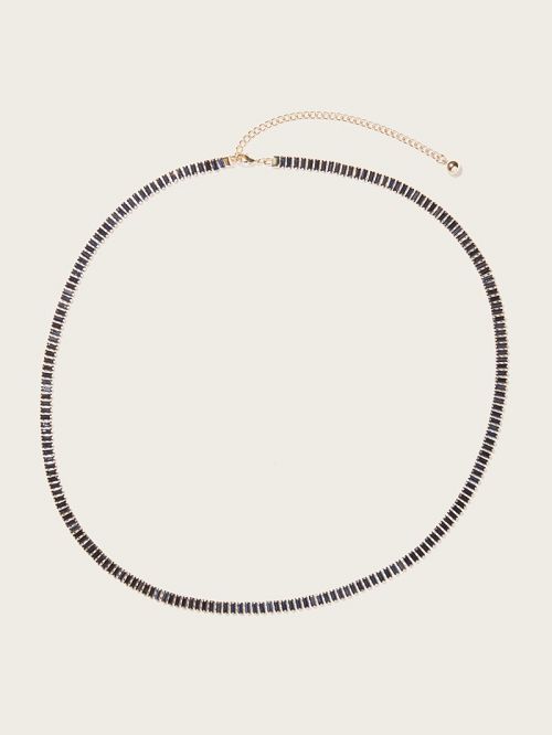 Guess Baguette Rhinestone Thin Belt Albastri | GUESS-SN30226