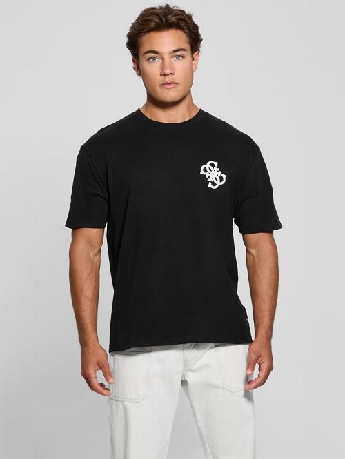Guess Bandana Applique Tee Negrii | GUESS-SN30709