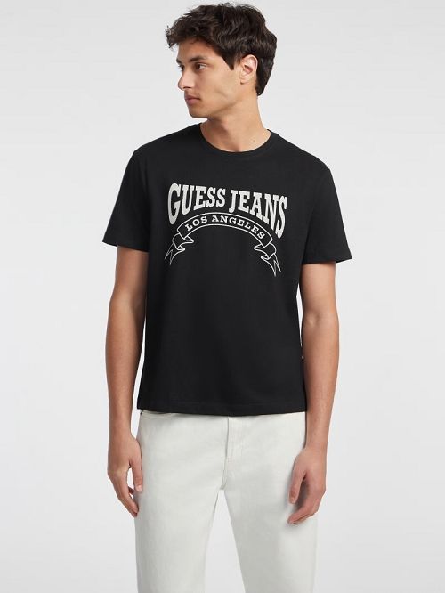 Guess Banner Tee Negrii | GUESS-SN30515