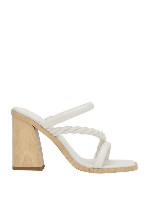 Guess Barper Strappy Wooden Heel Sandals Albi | GUESS-SN29605