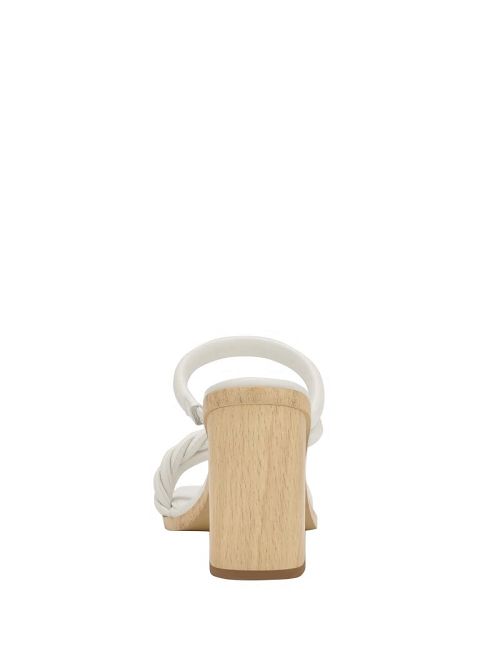Guess Barper Strappy Wooden Heel Sandals Albi | GUESS-SN29605