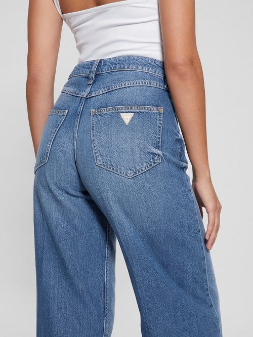 Guess Bellflower Flare Jeans Albastri | GUESS-SN26650