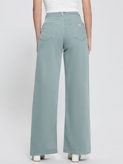 Guess Bellflower Flare Jeans Verzi | GUESS-SN26511