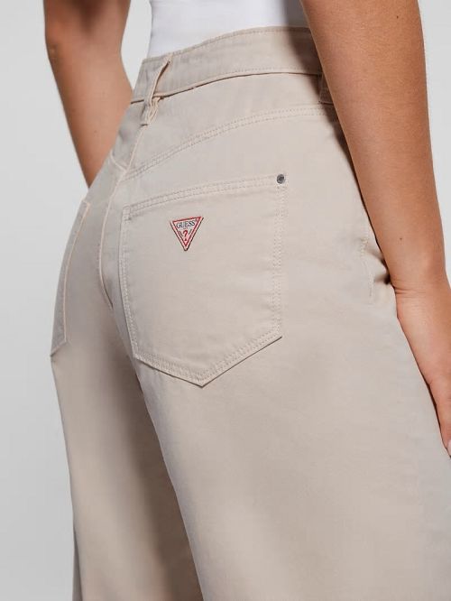 Guess Bellflower Twisted Leg Twill Pants Albi | GUESS-SN26541