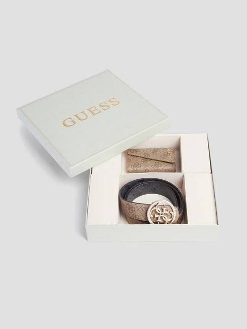 Guess Belt and Key Ring Gift Set Maro | GUESS-SN30237