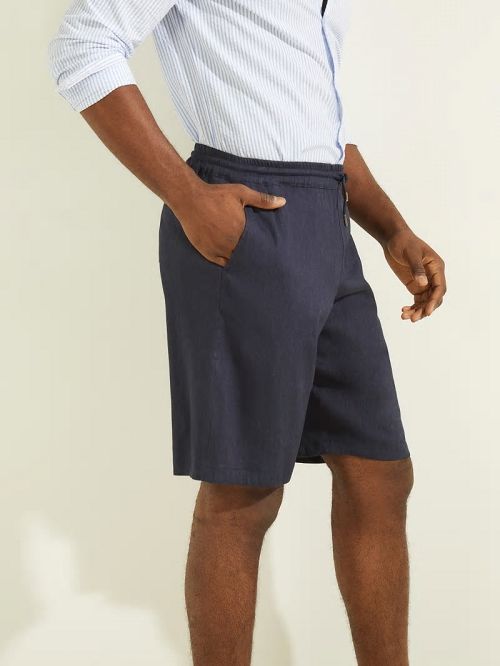 Guess Bermuda Short Albastri | GUESS-SN31335