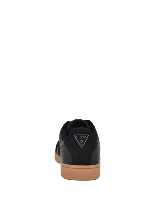 Guess Bishan Faux-Leather Sneakers Negrii | GUESS-SN31881