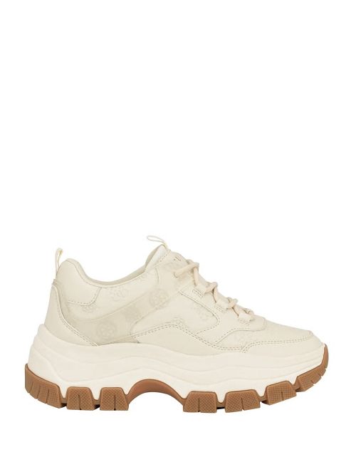 Guess Bisun Signature Peony Sneakers Albi | GUESS-SN29575