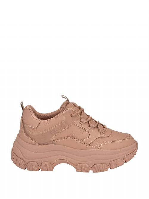 Guess Bisun Signature Peony Sneakers Bej | GUESS-SN29510