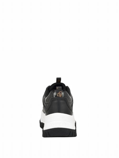 Guess Bisun Signature Peony Sneakers Negrii | GUESS-SN29514