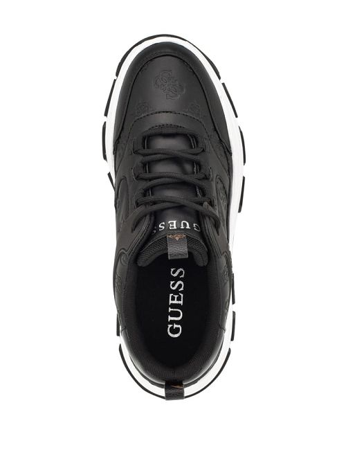 Guess Bisun Signature Peony Sneakers Negrii | GUESS-SN29514