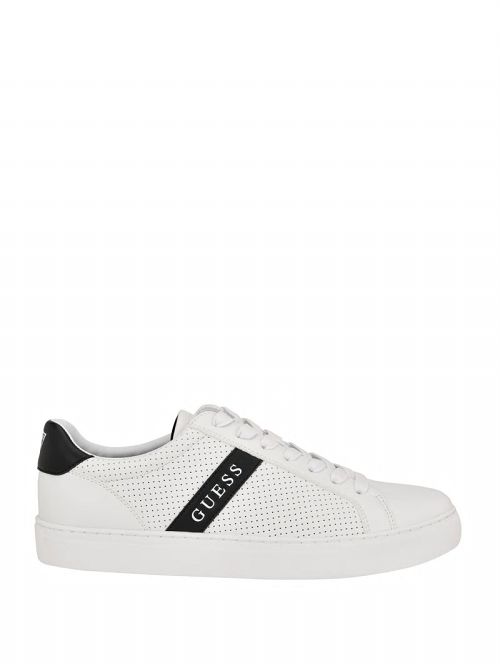 Guess Bixly Signature Stripe Low-Top Sneaker Albi | GUESS-SN31870