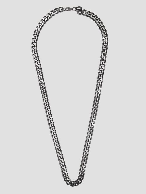 Guess Black Chunky Chain Necklace Negrii | GUESS-SN31838