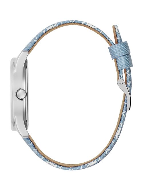 Guess Blue Denim Analog Watch Albastri | GUESS-SN30017