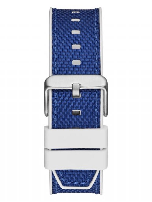 Guess Blue and Silver-Tone Chronograph Watch Aurii | GUESS-SN31675