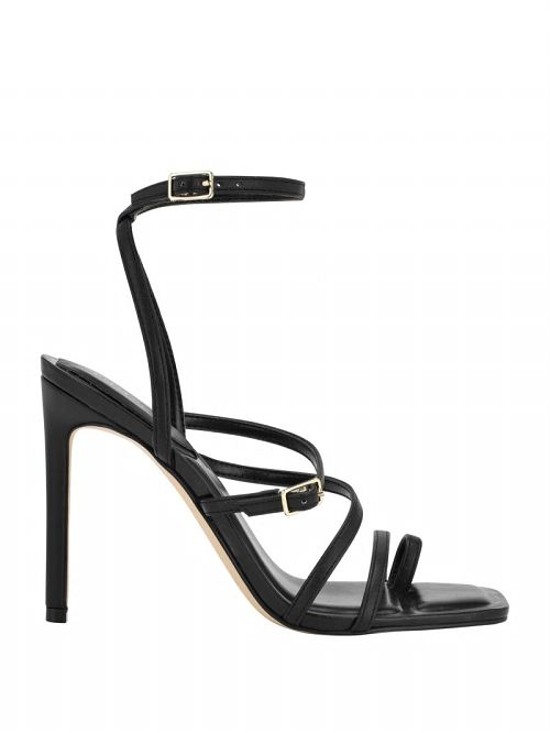 Guess Bolten Strappy Stiletto Heels Negrii | GUESS-SN29687