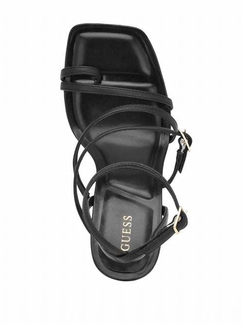 Guess Bolten Strappy Stiletto Heels Negrii | GUESS-SN29687