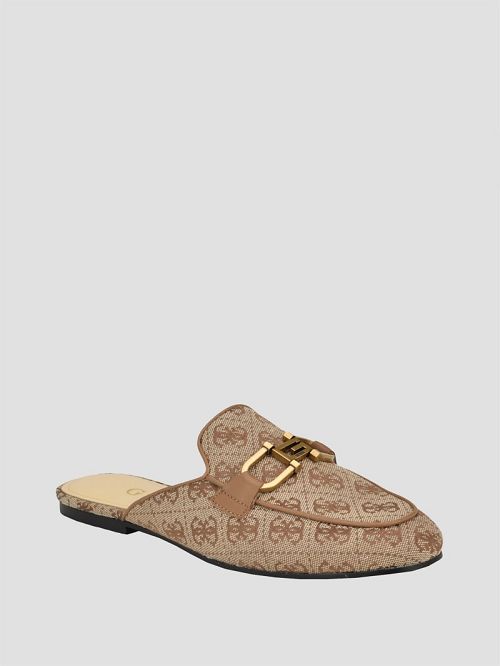 Guess Bommiya Quattro G Loafer Mules Maro | GUESS-SN29875