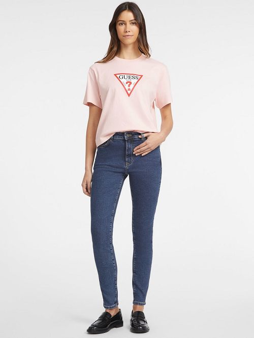 Guess Boxy Iconic Tee Roz | GUESS-SN27115