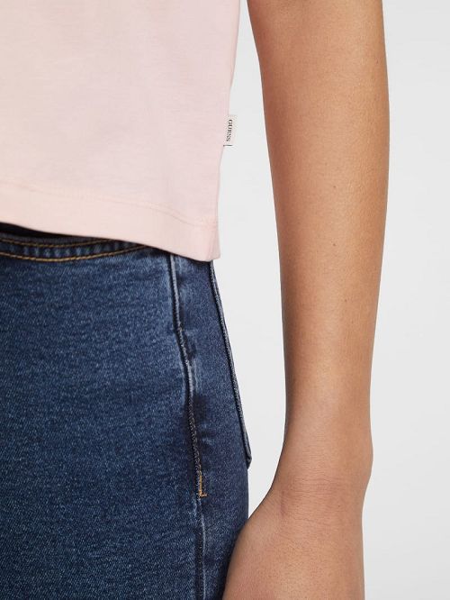 Guess Boxy Iconic Tee Roz | GUESS-SN27115