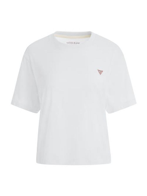 Guess Boxy Mini Triangle Tee Albi | GUESS-SN27068