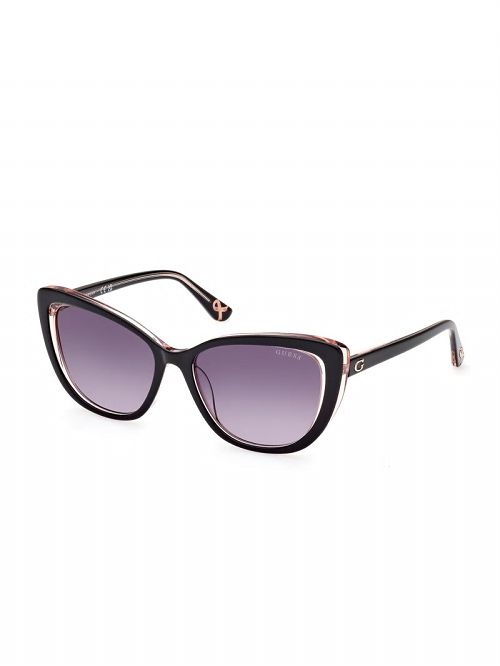 Guess Breast Cancer Awareness Cat Eye Sunglasses Negrii | GUESS-SN30063
