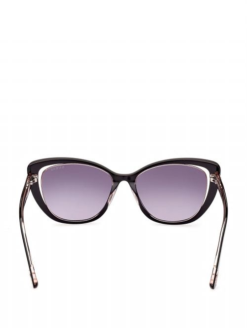 Guess Breast Cancer Awareness Cat Eye Sunglasses Negrii | GUESS-SN30063