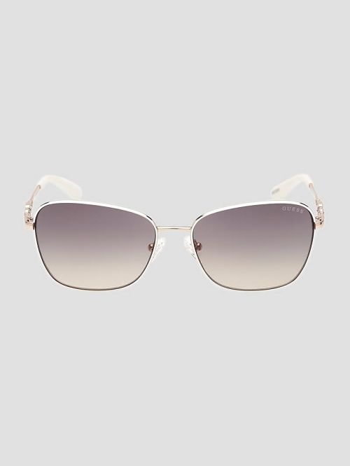 Guess Butterfly Metal Colored Trim Sunglasses Albi | GUESS-SN30048