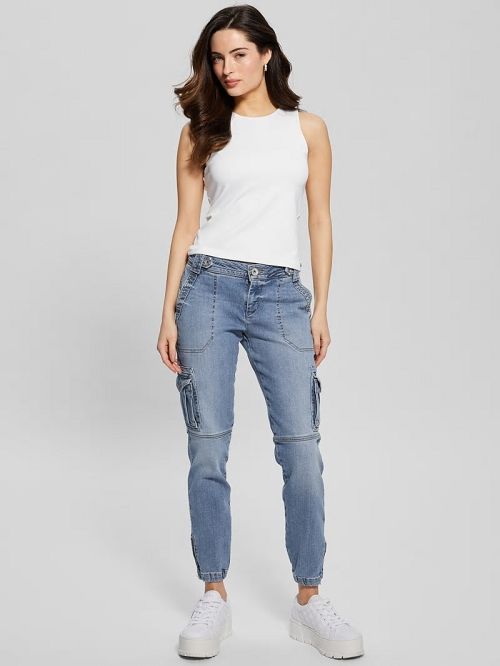 Guess Cadet Cargo Jeans Albastri | GUESS-SN26605