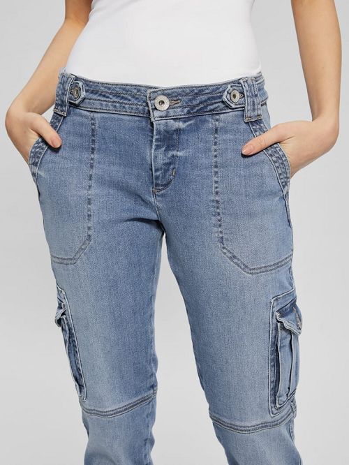 Guess Cadet Cargo Jeans Albastri | GUESS-SN26605