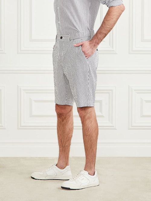 Guess Capri Short Albastri | GUESS-SN31341