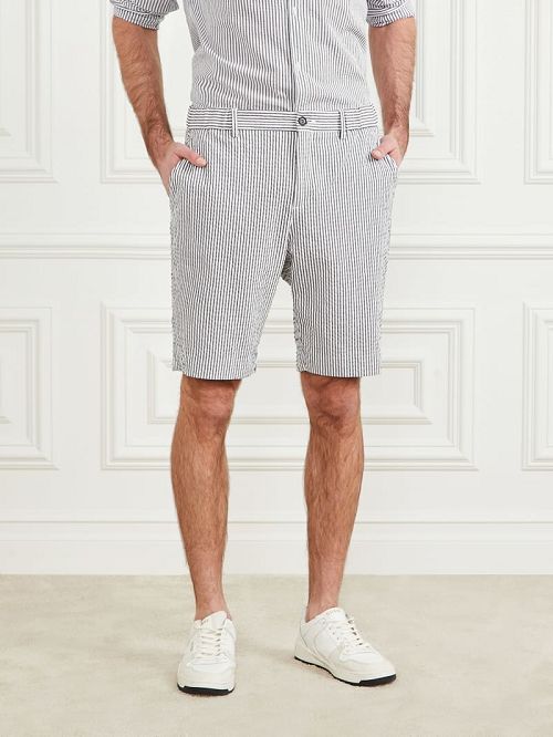Guess Capri Short Albastri | GUESS-SN31341