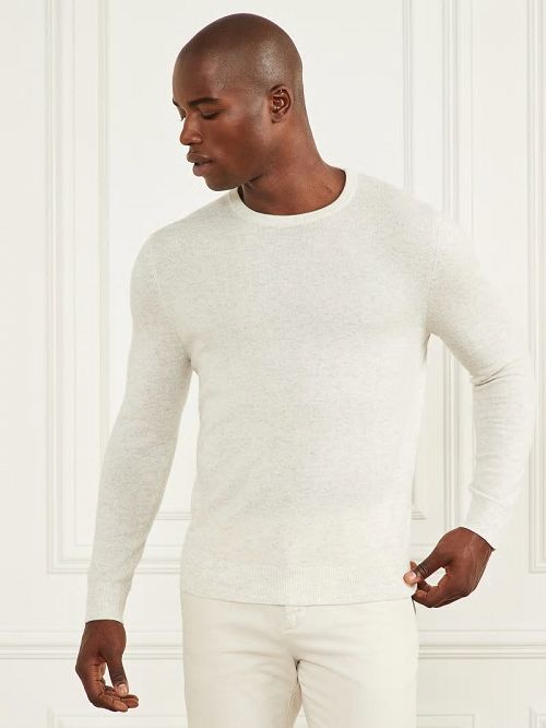 Guess Cashmere-Blend Crewneck Sweater Albi | GUESS-SN30928