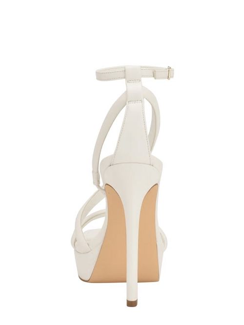 Guess Casilda Strappy Stiletto Heels Negrii Albi | GUESS-SN29789