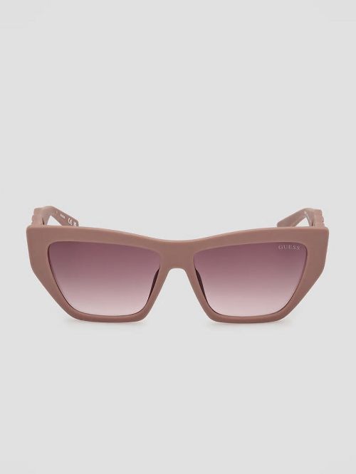 Guess Cat-Eye Chain-Link Sunglasses Bej | GUESS-SN30066