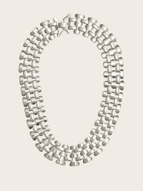 Guess Chain Link Necklace Argintii | GUESS-SN30255