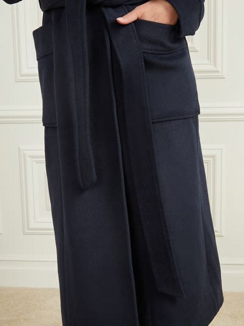 Guess Charlize Wool-Blend Coat Albastri | GUESS-SN28012